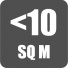 < 10 sq m < 10 sq m