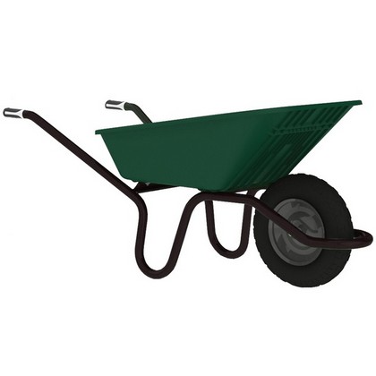 Garden Barrow 90L Green Poly Garden Barrow 90L Green Poly