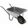 Heavy Duty 120L Galvanised Barrow with Solid Wheel
